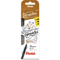 Zestaw PENTEL pisaki do kligrafii - 3 szt. SES15C niezmywalne opowieści-669501