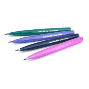 Pisak do kaligrafii PENTEL SES15 Brush Pen Zestaw SES15C-ST12 op.12-177829