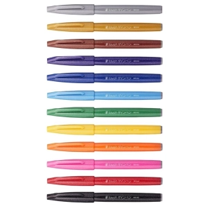Pisak do kaligrafii PENTEL SES15 Brush Pen Zestaw SES15C-ST12 op.12-177832