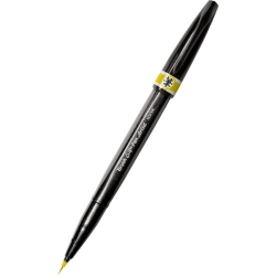 Pisak PENTEL SESF30C do kalig. końc.pędzel - ciemnożółty-669572
