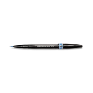 Pisak do kaligrafii PENTEL SESF30C pędzelkowy - błękitny-178186