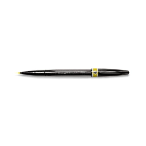 Pisak do kaligrafii PENTEL SESF30C pędzelkowy - żółty ciemny-178209