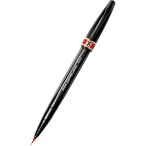 Pisak PENTEL SESF30C do kalig. końc.pędzel - czerwony-669512