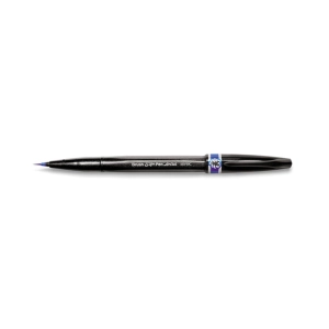 Pisak do kaligrafii PENTEL SESF30C pędzelkowy - niebieski-178253