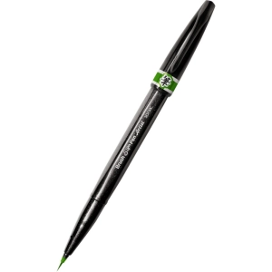 Pisak PENTEL SESF30C do kalig. końc.pędzel - zielony-669524