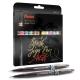 Zestaw PENTEL pisaki do klig. końc.pędzel. - 12 szt. SESF30C-ST12-669590