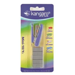 Zszywacz KANGARO Mini-10/Y2 zszywki zszywa do 10 kartek blister błekitny-619540