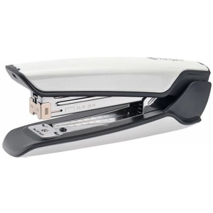 Zszywacz KANGARO Nowa-335S/S zszywa do 30 kartek metalowy w pudełku PP metaliczny biały-624196