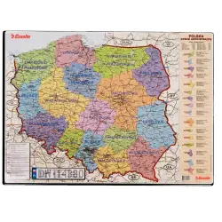 Podkład na biurko ESSELTE - mapa Polski 12051