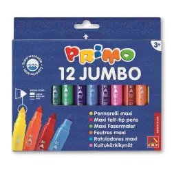 Flamastry PRIMO Jumbo 12 kolorów -158219