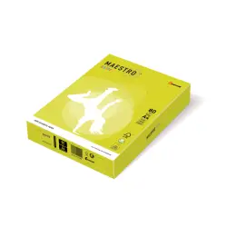 Papier xero A4 kolor Maestro Neon - żółty