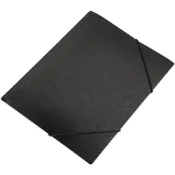 Teczka z gumką A4 PANTA PLAST simple - czarna