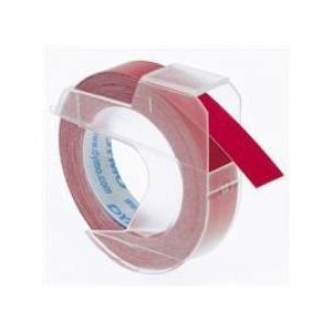 Taśma DYMO 3D 9mm x 3m - czerwona