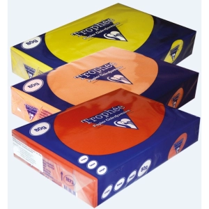 Papier xero A4 kolor TROPHEE int. - czerw.koralowa