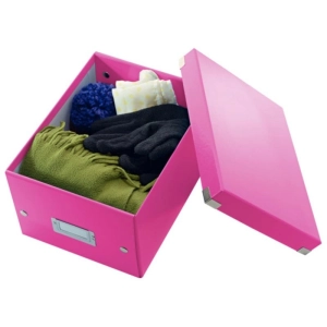 Pudło uniwer. LEITZ Click 6043 A5 - różowe-265430