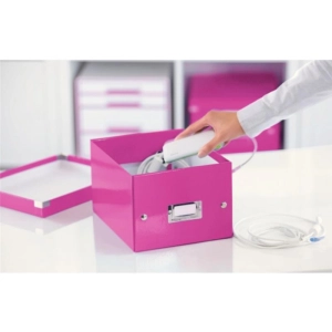 Pudło uniwer. LEITZ Click 6043 A5 - różowe-265431