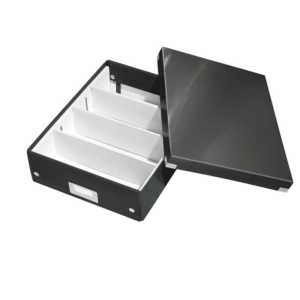 Pudło uniwer. LEITZ Click 6058 przegr. A4 - czarne-265540