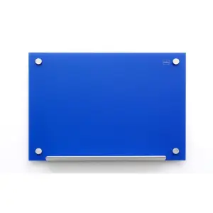 Tablica szklana NOBO Diamond 60x45 - niebieska