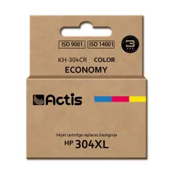Actis KH-304CR Tusz (zamiennik HP 304XL N9K07AE; Premium; 18 ml; kolor)-1