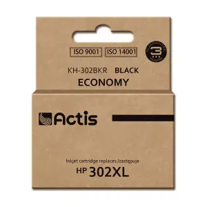 Actis KH-302BKR Tusz (zamiennik HP 302XL F6U68AE; Premium; 15 ml; czarny)-1