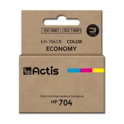 Actis KH-704CR Tusz (zamiennik HP 704 CN693AE; Standard; 9 ml; kolor)-1