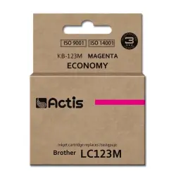 Actis KB-123M Tusz (zamiennik Brother LC123M/LC121M; Standard; 10 ml; czerwony)-1