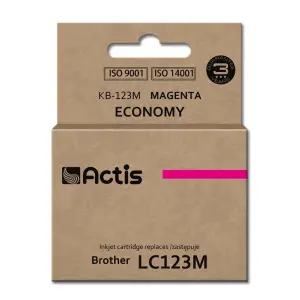 Actis KB-123M Tusz (zamiennik Brother LC123M/LC121M; Standard; 10 ml; czerwony)-1