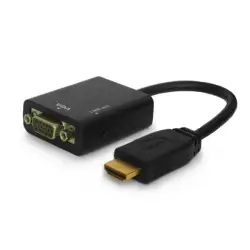 Adapter SAVIO cl-23 (HDMI M - D-Sub (VGA) F; 0,20m; kolor czarny)-1