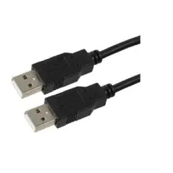Kabel GEMBIRD CCP-USB2-AMAM-6 (USB 2.0 typu A M - USB 2.0 typu A M; 1,8m; kolor czarny)-1