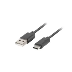 Kabel Lanberg CA-USBO-10CU-0005-BK (USB 2.0 typu A - USB typu C ; 0,50m; kolor czarny)-1