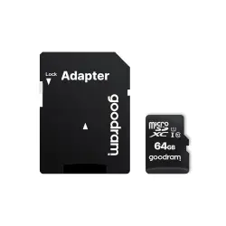 Karta pamięci GoodRam M1AA-0640R12 (64GB; Class 10; + adapter)-1