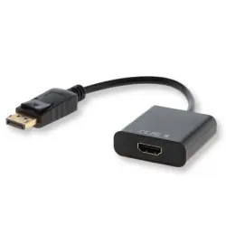 Adapter SAVIO cl-55 (HDMI F - DisplayPort M; 0,10m; kolor czarny)-1
