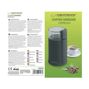 Młynek do kawy Esperanza Espresso EKC001K (160W; udarowy; kolor czarny)-2