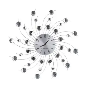Zegar ścienny Esperanza Geneva EHC004 (kolor srebrny)-1