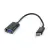 Kabel GEMBIRD A-OTG-CMAF2-01 (USB typu C M - USB 2.0 F; 0,20m; kolor czarny)-1
