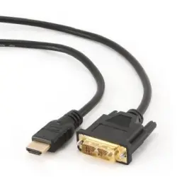 Kabel GEMBIRD CC-HDMI-DVI-6 (HDMI M - DVI-D M; 1,8m; kolor czarny)-1