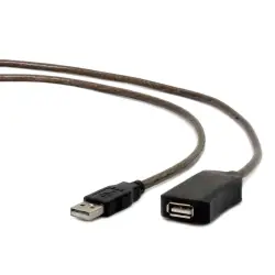 Kabel GEMBIRD UAE-01-10M (USB M - USB F; 10m; kolor czarny)-1