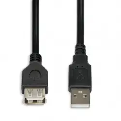 Kabel IBOX IKU2P18 (USB 2.0 typu A M - USB 2.0 typu A F; 1,8m; kolor czarny)-1