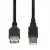 Kabel IBOX IKU2P18 (USB 2.0 typu A M - USB 2.0 typu A F; 1,8m; kolor czarny)-1