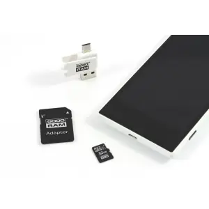 Karta pamięci z adapterem i czytnikiem kart GoodRam All in one M1A4-0320R12 (32GB; Class 10; Adapter, Czytnik kart MicroSDHC, Karta pamięci)-2