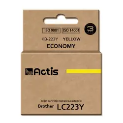 Actis KB-223Y Tusz (zamiennik Brother LC223Y; Standard; 10 ml; żółty)-1