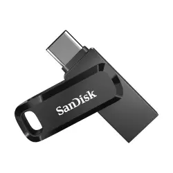 Pendrive SanDisk Ultra Dual GO SDDDC3-064G-G46 (64GB; USB 3.0, USB-C; kolor czarny)-1