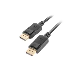 Kabel Lanberg  CA-DPDP-10CC-0018-BK (DisplayPort Męski - DisplayPort Męski; 1,8m; czarny)-1