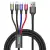 Zestaw kabli zasilający Baseus CA1T4-B01 (USB - Lightning, Micro USB, USB typu C ; 1,2m; kolor czarny)-1