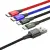 Zestaw kabli zasilający Baseus CA1T4-B01 (USB - Lightning, Micro USB, USB typu C ; 1,2m; kolor czarny)-2