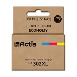 Actis KH-302CR Tusz (zamiennik HP 302XL F6U67AE; Premium; 21 ml; kolor)-1