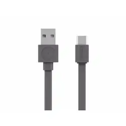 Kabel allocacoc USBcable Usb-C Flat 10453GY/USBCBC (USB 2.0 typu A - Lightning ; kolor szary)-1