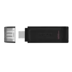 KINGSTON FLASH 128GB USB-C 3.2 Gen1 DataTraveler 70-3