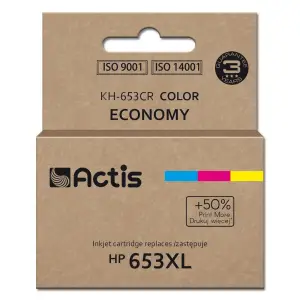 Actis KH-653CR Tusz (zamiennik HP 653XL 3YM74AE; Premium; 18ml; 300 stron; kolorowy)-1