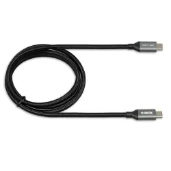 Kabel IBOX IKUMTC31G2 (USB typu C - USB typu C ; 1m; kolor czarny)-1